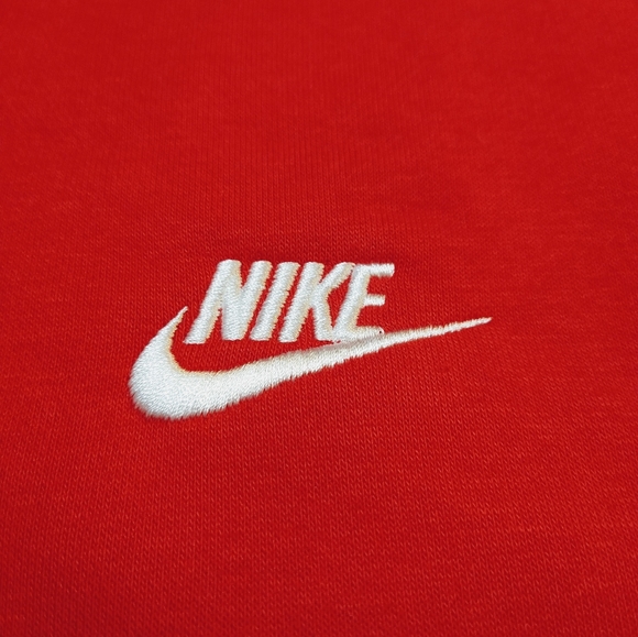 Nike Hoodie Sweatshirt Red and White Men's 2XL NWT - Picture 2 of 6